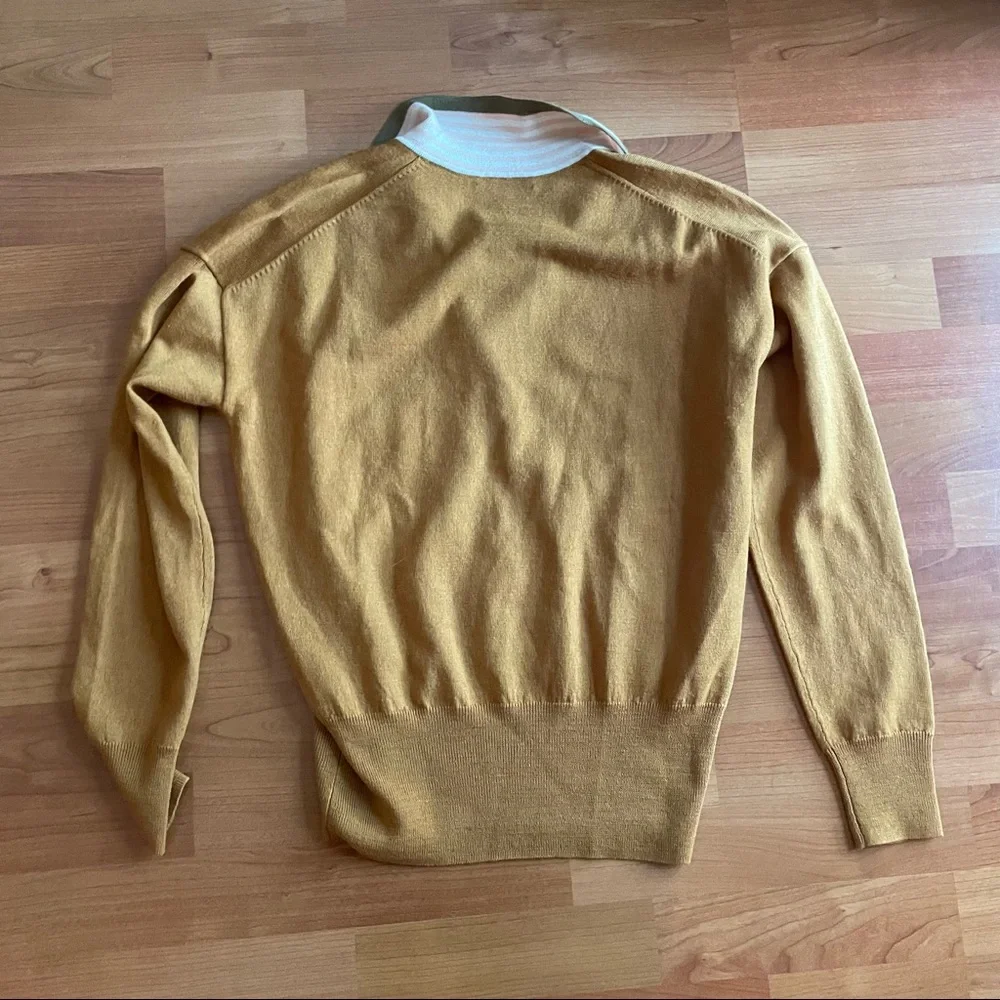Madewell Colorblock Polo Sweater - Picture 6 of 6